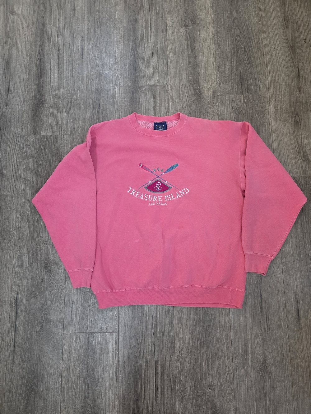 Vintage Treasure Island Las Vegas Crewneck Sweater Womens Size XL